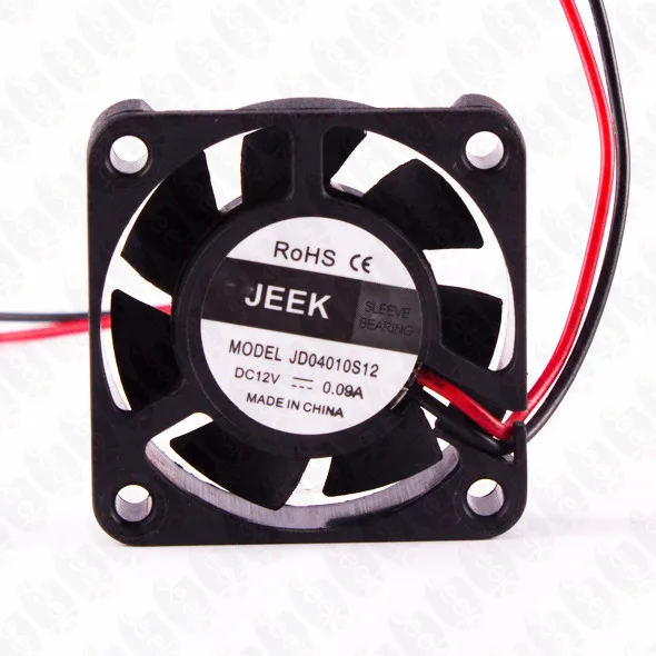 

JEEK 4010 mini DC fan for Functional industrial air cooler electrical oscillation micro fan, Black