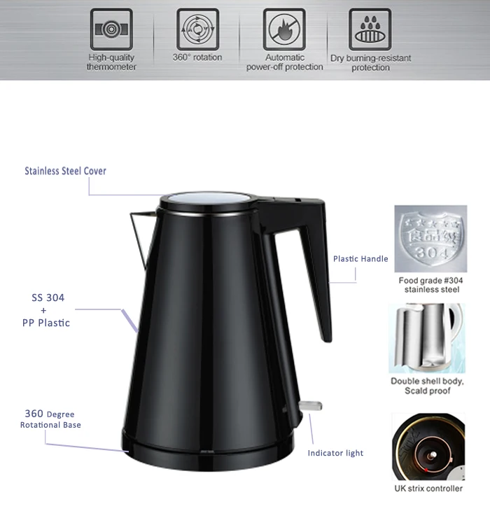 Honeyson hotel best mini novel electric tea water kettle