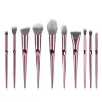 

BUEART 2018 New Arrival 10 pcs James Charles pink brush cosmetics brush glitter make up brush