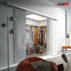 Modern Complete Glass Sliding Door Top Rai Roller System