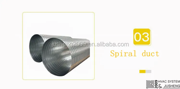 Galvanized Steel Rectangular Air Duct for HVAC Systems | Semi-finished ...