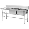 Stainless steel kitchen sink/kitchen accessories Double sink bench