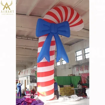 Giant Candy Cane Model Inflatable Candy Canes Helium Balloon For Christmas Decorations Buy Big Inflatable Sweet Candy Balloon For