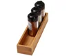 Natural small bamboo storage serving box for kitchenware and houseware