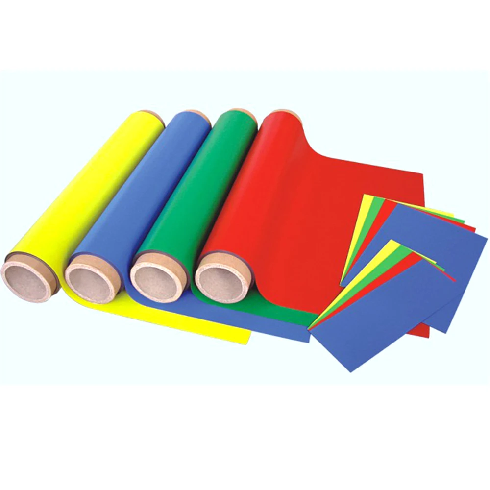 
rubber magnet roll with adhesive PVC magnetic roll 