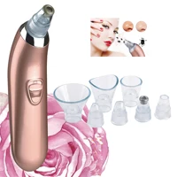 

Sengfi New Product 7 in 1 Rose Gold CE FCC AA Battery Electric Facial Pore Acne Cleaner Blackhead Remover Vacuum Sucker