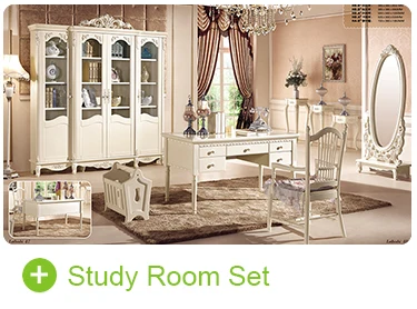 Top Quality Home Furniture / Carved Bed Room Set / Solid Wood Modern Design Bedroom Set