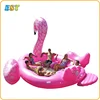 New Summer 6 Person Huge inflatable Pool Float Floating Flamingo Swimming Pool Island Inflatable Pool Party