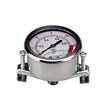 HF 150psi/MPa All Stainless Steel Water Test Compound 60mm Hydraulic U-shape Clamp Pressure Gauge