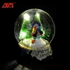 Wholesale custom made battery operated lighted electric christmas glass snow globe