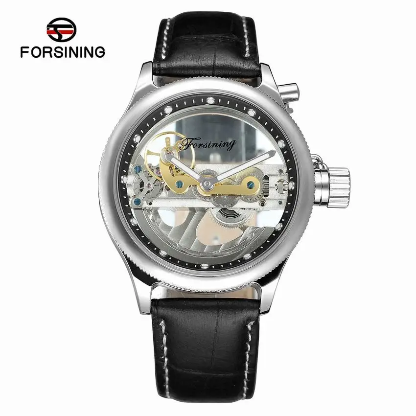 

FORSINING 206 Men Automatic Mechanical Leather Watch High Quality
