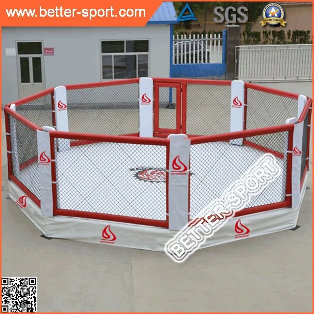 
height platform competition quality octagon mma cage 