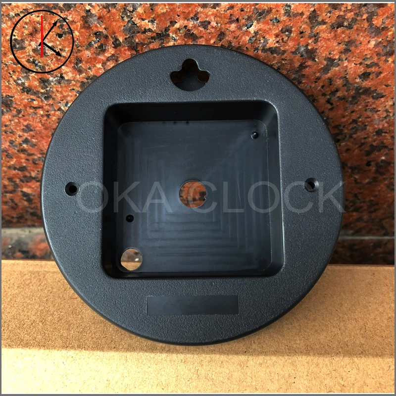 110mm Black Plastic Ground Cover/wall Clock Case/clock Movement Case
