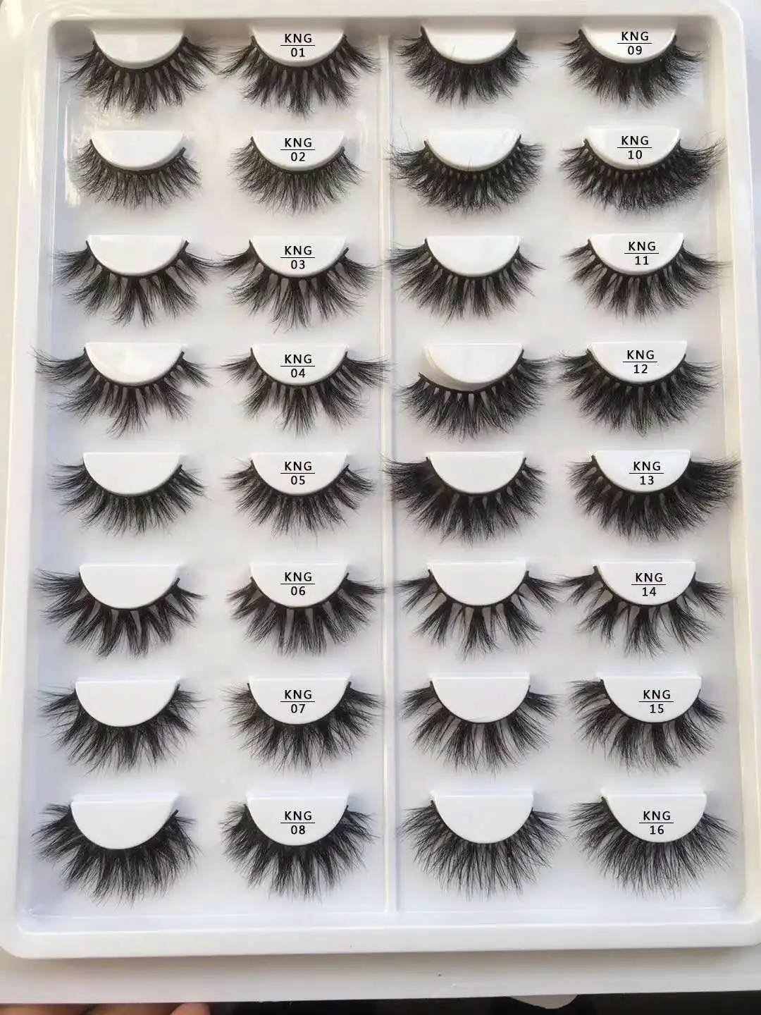 Wholesale Mink Lashes Individual Eshinee 25mm Eyelashes Package Box ...