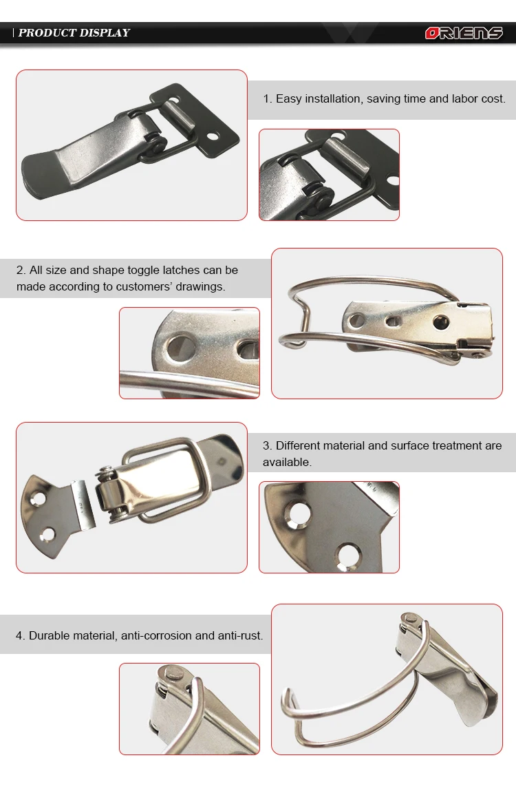 Wholesale Metal good quality toolbox toggle latch different types toggle  latches From m.