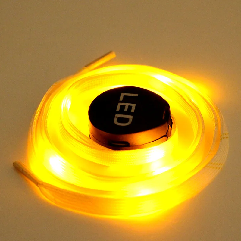 

charming 113cm USB led light up nylon shoelace for christmas