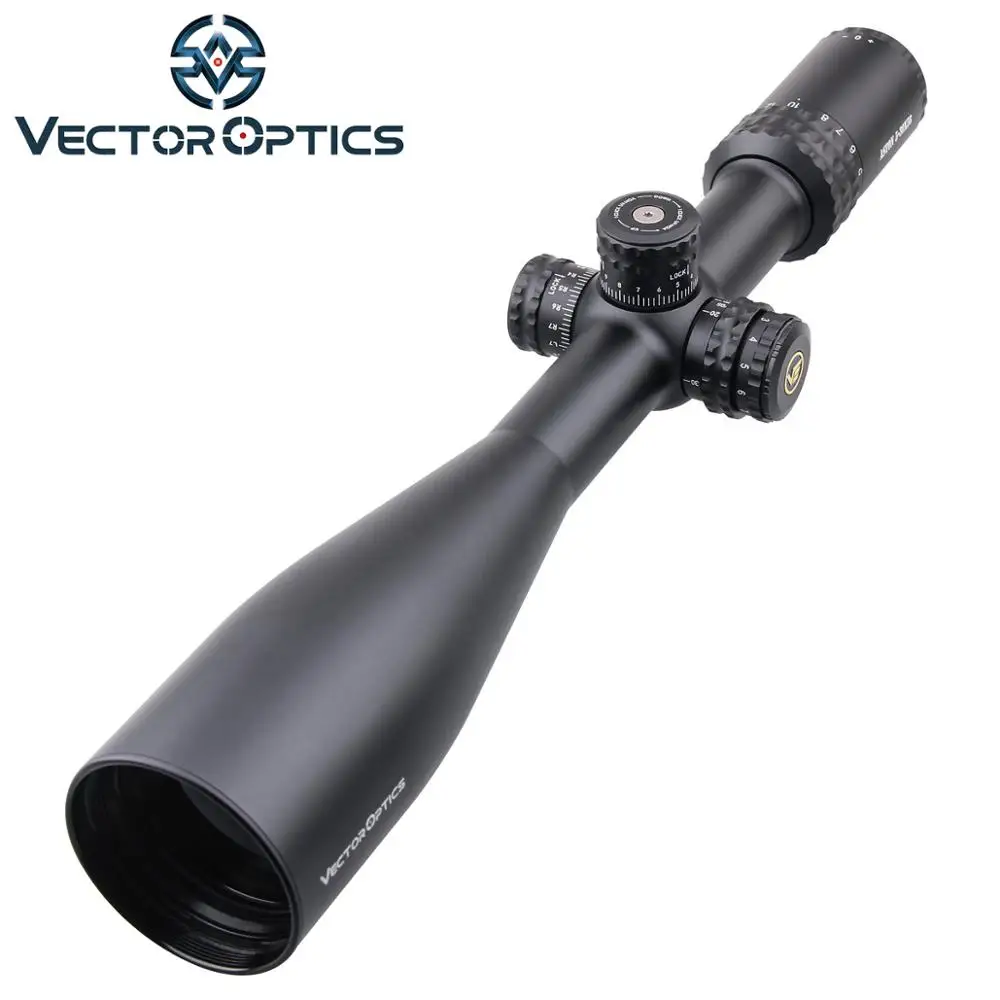 

Vector Optics Aston 5-30x56 Edgeless Image Turet Lock 1/4 MOA 11 gear Red Illumination 4 Long Eye Relief Rifle Scope for .338