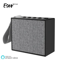 

Eson Style amazon certified hot sale WiFi BQB innovative products Alexa Voice Smart Bluetooth Waterproof IP56 AI speaker