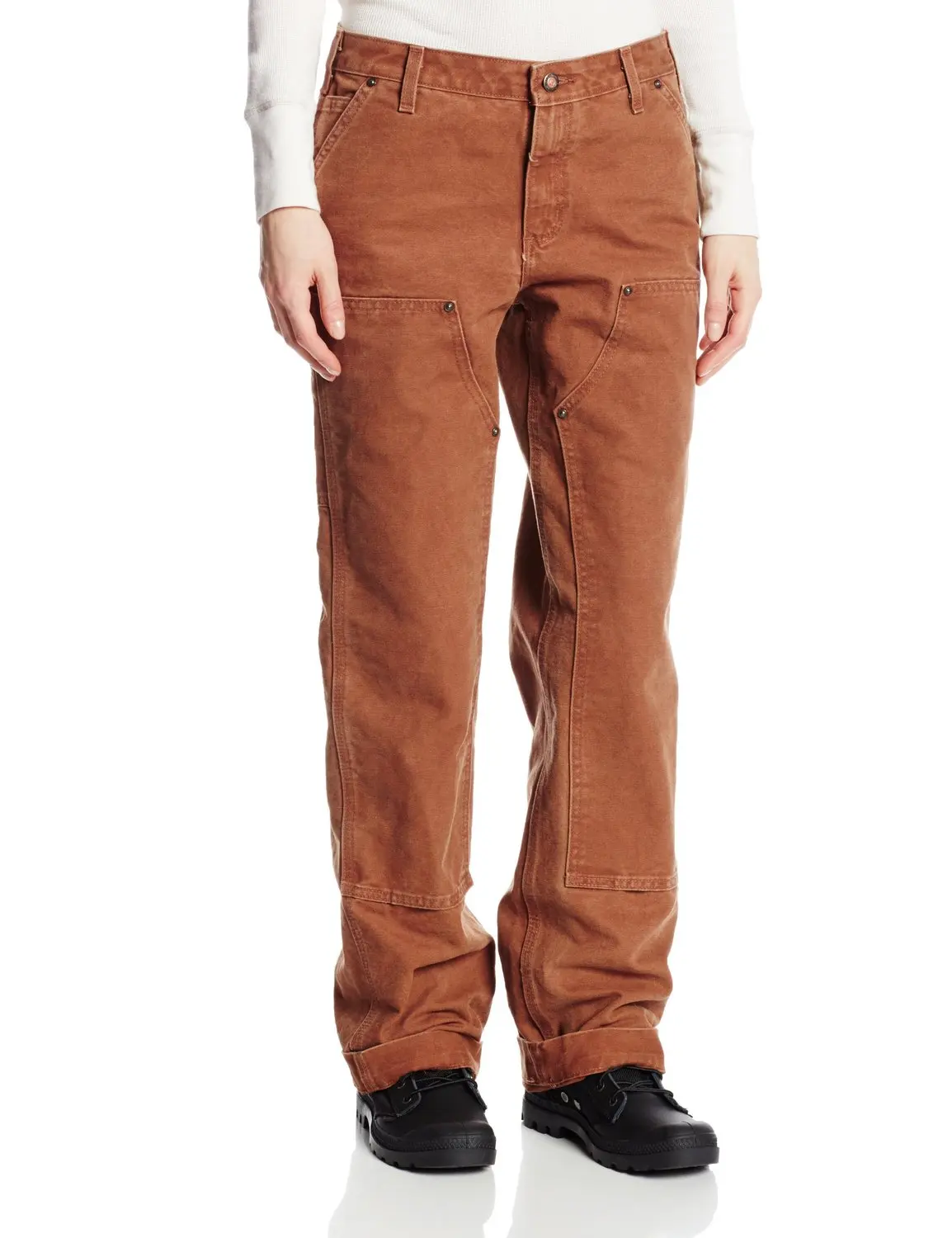 carhartt women's 1889 slim fit canvas dungaree