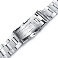 

22mm Retro Razor 316L Stainless Steel Buckle Curved End Bracelet