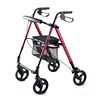 Lightweight aluminum orthopedic Rolling rollator walker with seat and backrest ourdoor/indoorfor old people