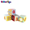 BobearToys wholesale educational kids learning washable soft building block sponge cube plush numbering toys