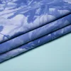 Factory wholesale navy printed plain style shirting polyester fabric knitting