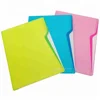 New Design Custom Promotional Stationery a4 Plastic Clean Pocke File Folder for School and Office