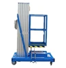 10000mm Mobile Aluminium ladder electric msat climbing Work Platform(Single Mast)