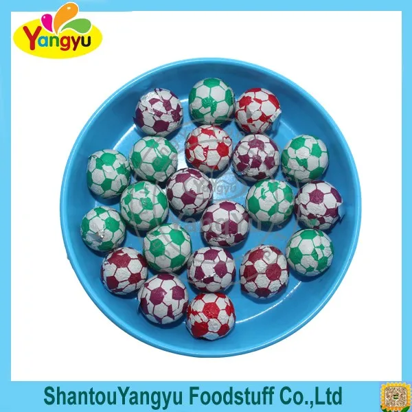 Halal Football Chocolate Ball Crispy Chocolate Coated Chocolate Buy