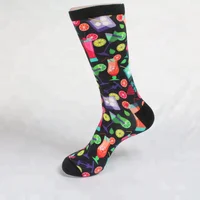 

2019wholesale printing 3d cotton sock for man