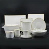 hot sale with good quality 61 pcs fine bone china decal dinner sets tableware dinnerware for hotel home wedding