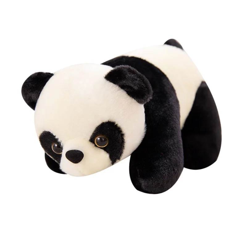 

Cute  stuffed panda bear wholesale stuffed animals soft small panda toy free shipping soft plush panda, White
