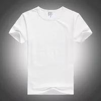 

wholesale custom 50/50 polyester cotton t shirt all over print t-shirt with customized logo