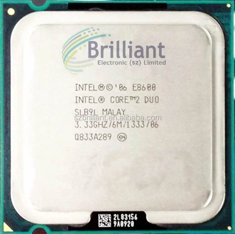 

for Intel Core 2 Duo E8600 CPU Processor (3.33Ghz/ 6M /1333GHz) Socket 775