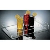 Rectangle Clear Acrylic Tray Lucite Serving Tray With Handles