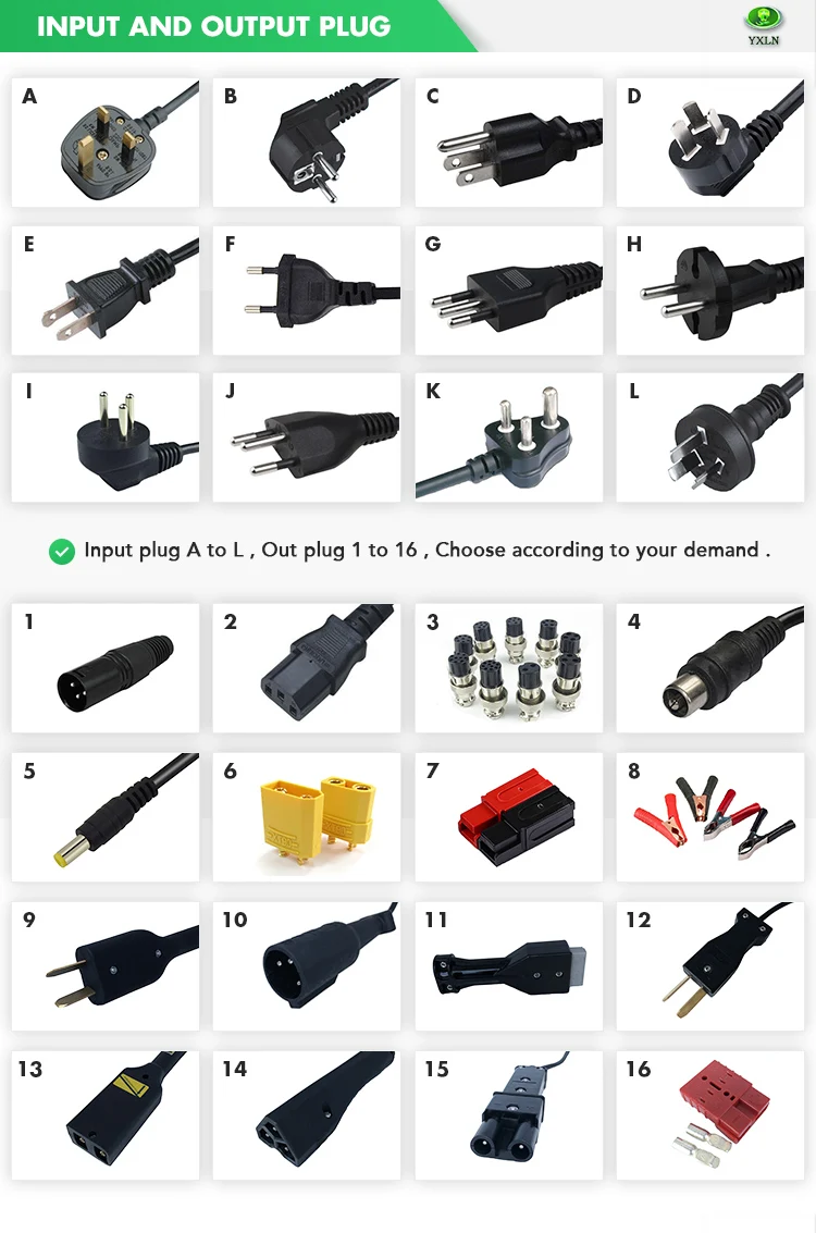 Automatic portable 5A 24V mobility scooter battery charger for lead acid batteries