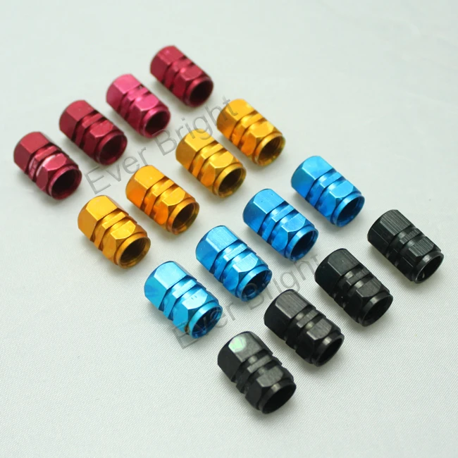 Car Tyre New Valve Cap Cover 4pcs Zinc alloy Auto Tire Wheel Rims Stem Air Valve Caps