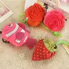 Factory supply foldable rose ,fish ,strawberry tote bag for shopping