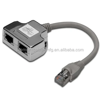 lan cable network rj45 splitter 1 to 2 adapter connector ethernet Audio Adapters Connectors lan cable network rj45 splitter 1 to 2 adapter connector ethernet extender plug