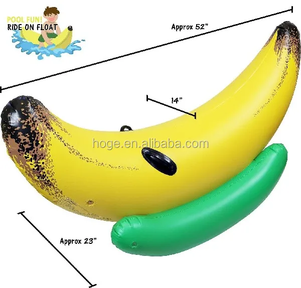 hoge gigante gonfiabile ride-sul galleggiante di banana