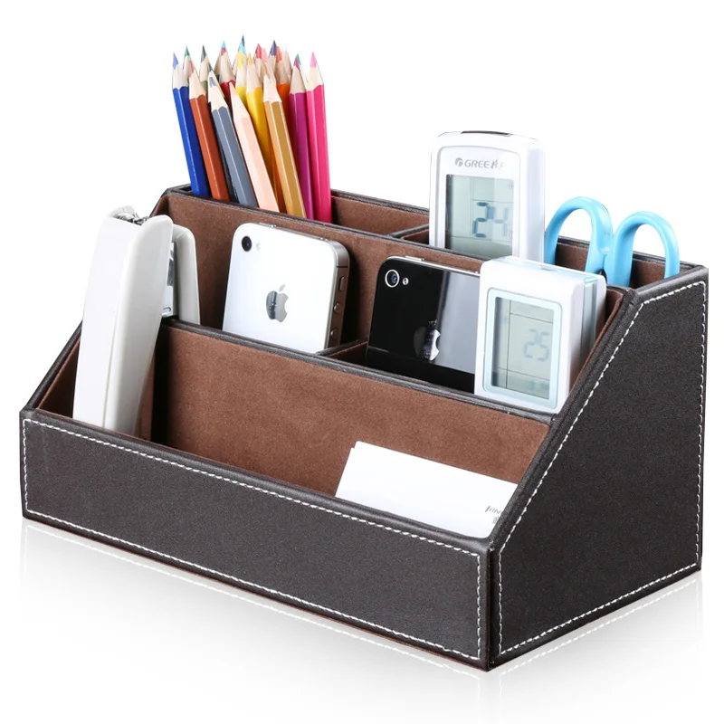 

Hotel Desk Stationery Organizer Storage Box for Pen Remote Control