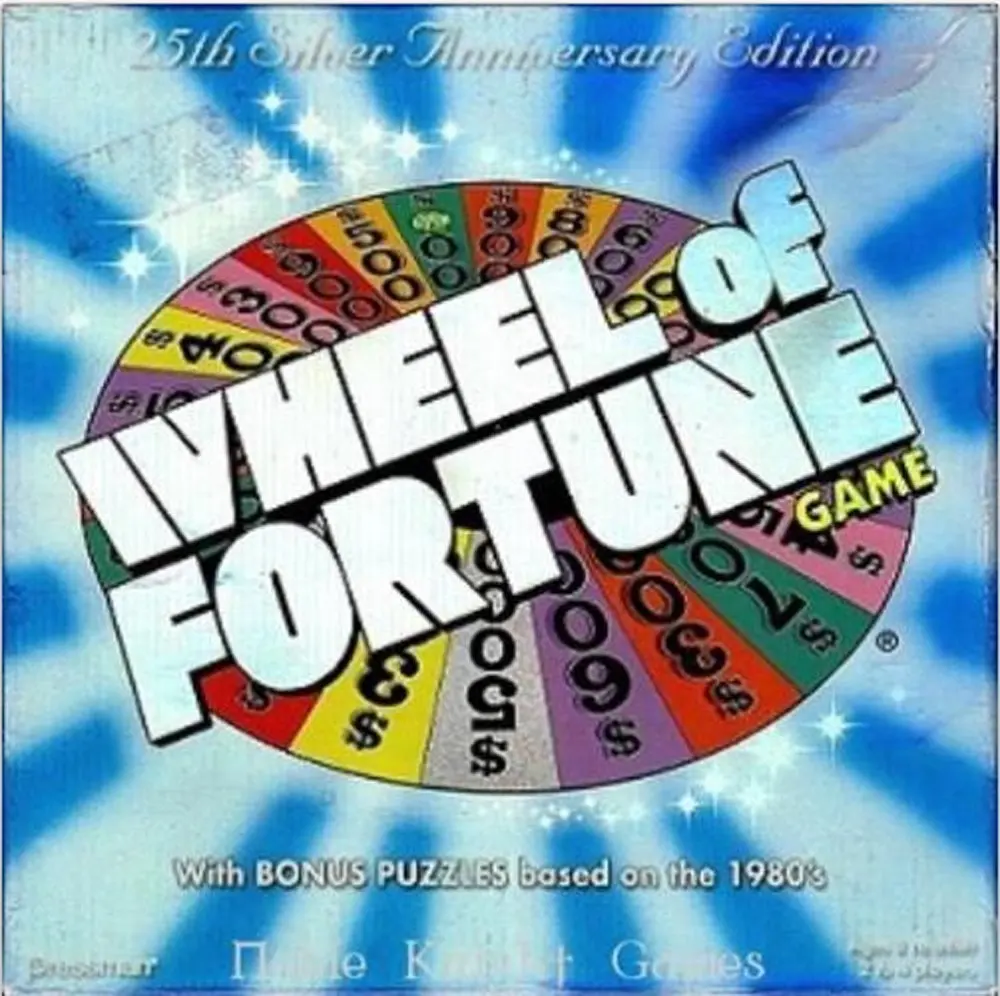 wheel of fortune board game 25th anniversary