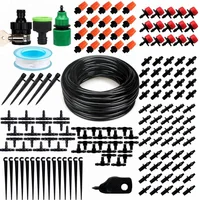 

automatic Patio Plant Watering Kit,50ft 1/4" Blank Distribution Tubing Hose DIY Garden Drip plant Irrigation System