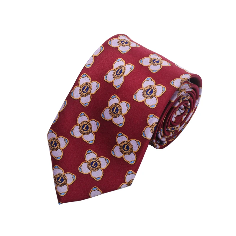 
Custom men tie 100% silk necktie in purple 