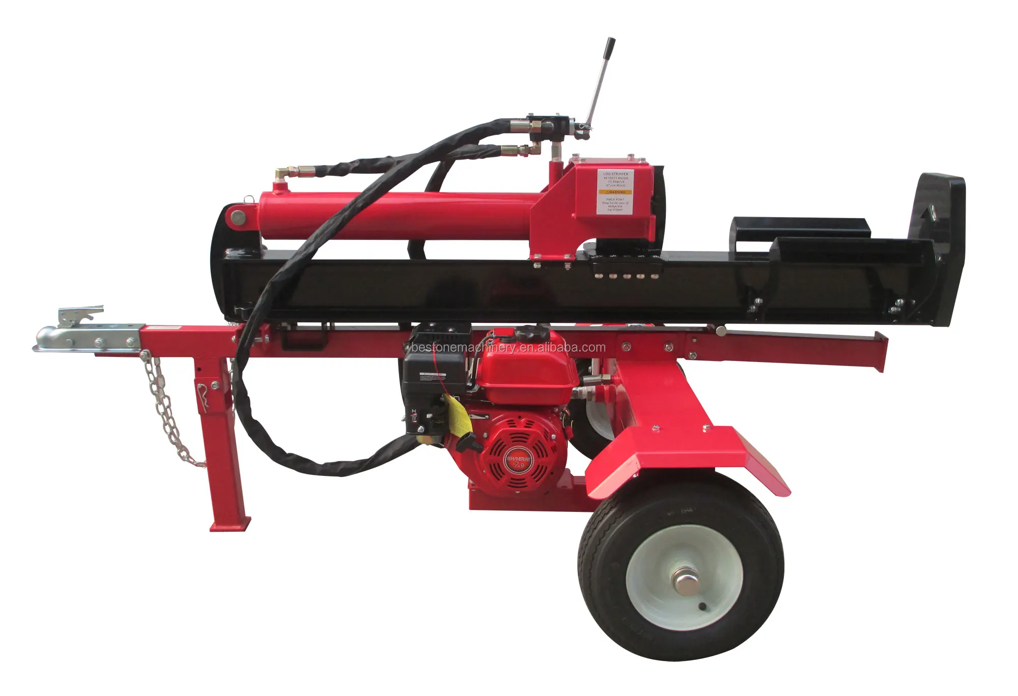 22 Ton Gasoline Hydraulic Firewood Log Splitter - Buy Firewood Splitter ...