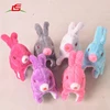 Electric rabbit plush luminous rabbit jumping calling simulation moving rabbit plush toy
