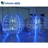 Shine inflatable led bubble soccer ball, lighting inflatable flash sparkle led bubble ball football