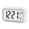 Large LCD Display snooze electronic clock Easy to Set Soft Night Light Digital Alarm Clock