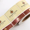 High Quality Custom Printed Adhesive Rolled Wine Bottle Labels For Glass Bottles